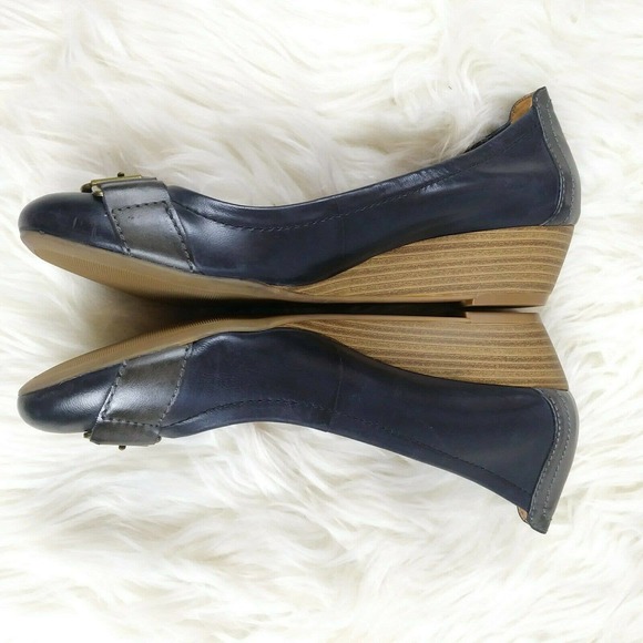 Lucky Brand Leather Colorblock Ballet Flats Fiona - Picture 3 of 8